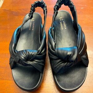 Kohl's LC Lauren Conrad Black Women's Sandals - Women’s size 8.5